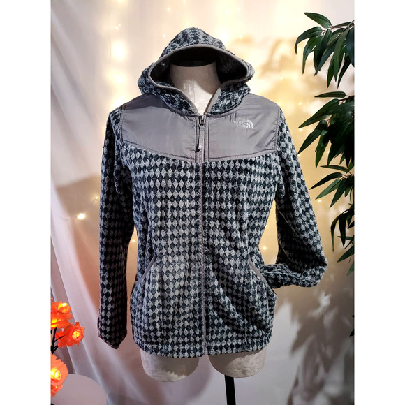 The North Face Other - The North Face Diamond Oso Fleece Full Zip Hoodie Jacket Girls XL Women's XS/S